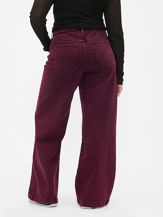 High Rise Stride Wide-Leg Jeans | Gap (US)