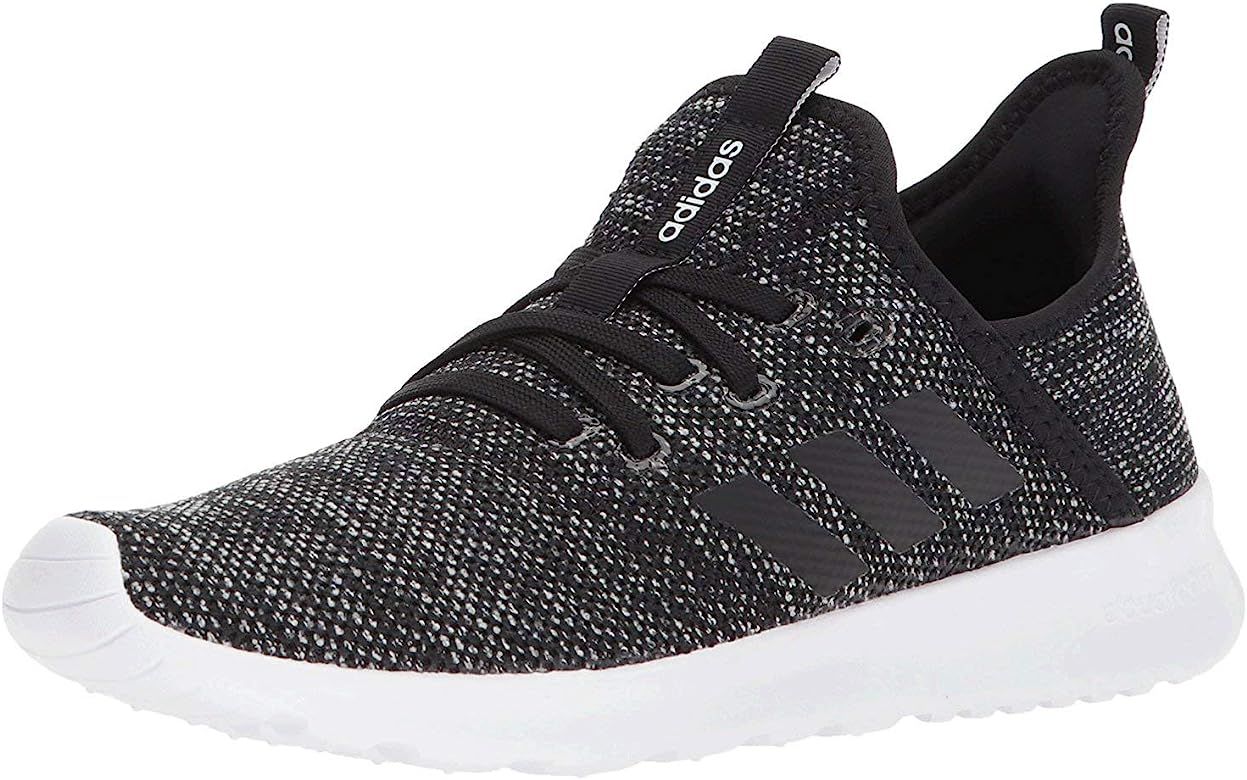 Amazon.com | adidas womens Cloudfoam Pure Running Shoe, Black/Black/White, 9.5 US | Road Running | Amazon (US)