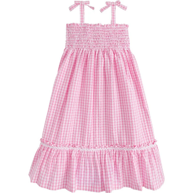 Lucy Dress, Preppy Pink | Maisonette
