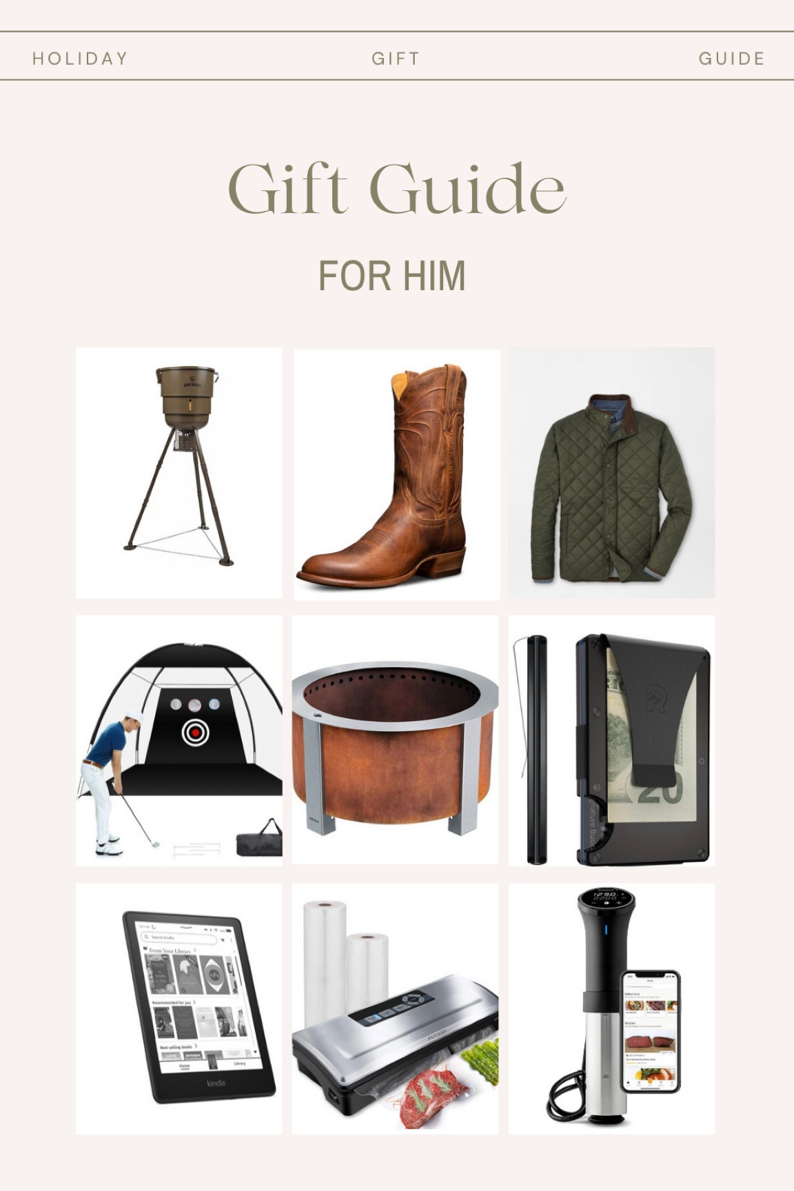 Gifts ideas for the men in your life! 

#LTKGiftGuide #LTKmens #LTKHoliday