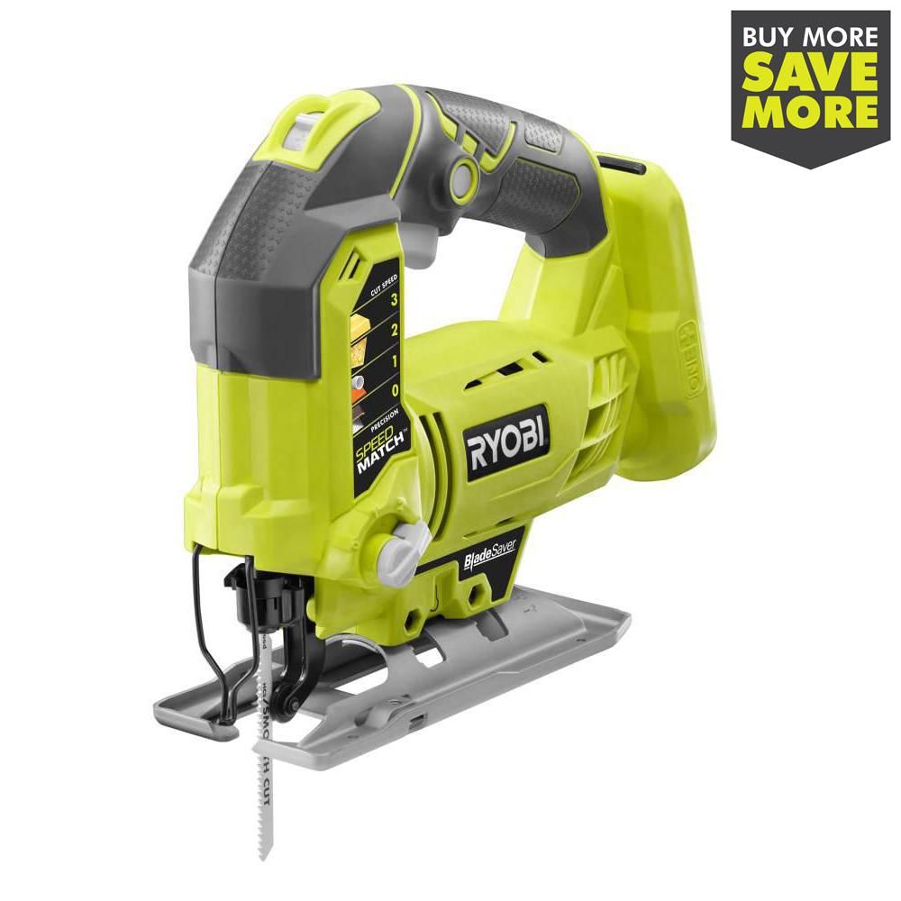 RYOBI 18-Volt ONE+ Cordless Orbital Jig Saw (Tool-Only)-P5231 - The Home Depot | The Home Depot