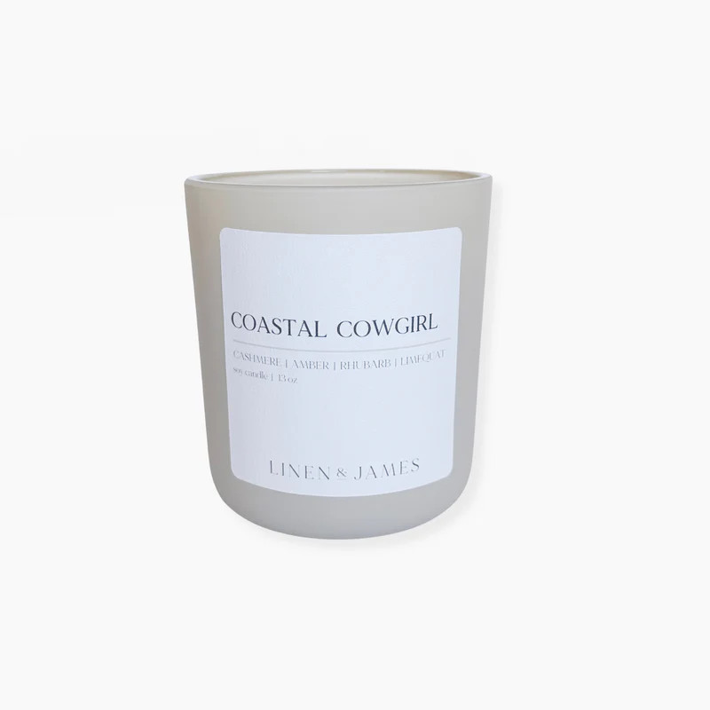 Coastal Cowgirl | Natural Woodwick Candle | Linen and James