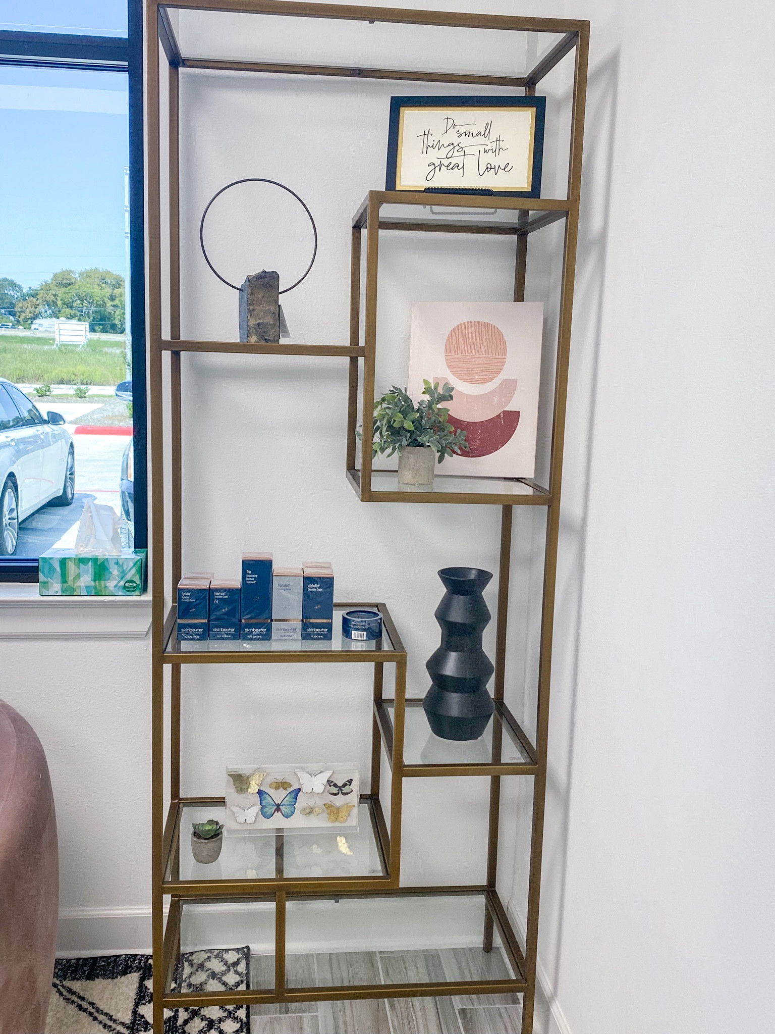 Bookshelf design, office bookshelf, boho chic, boho design, glam design 

#LTKhome