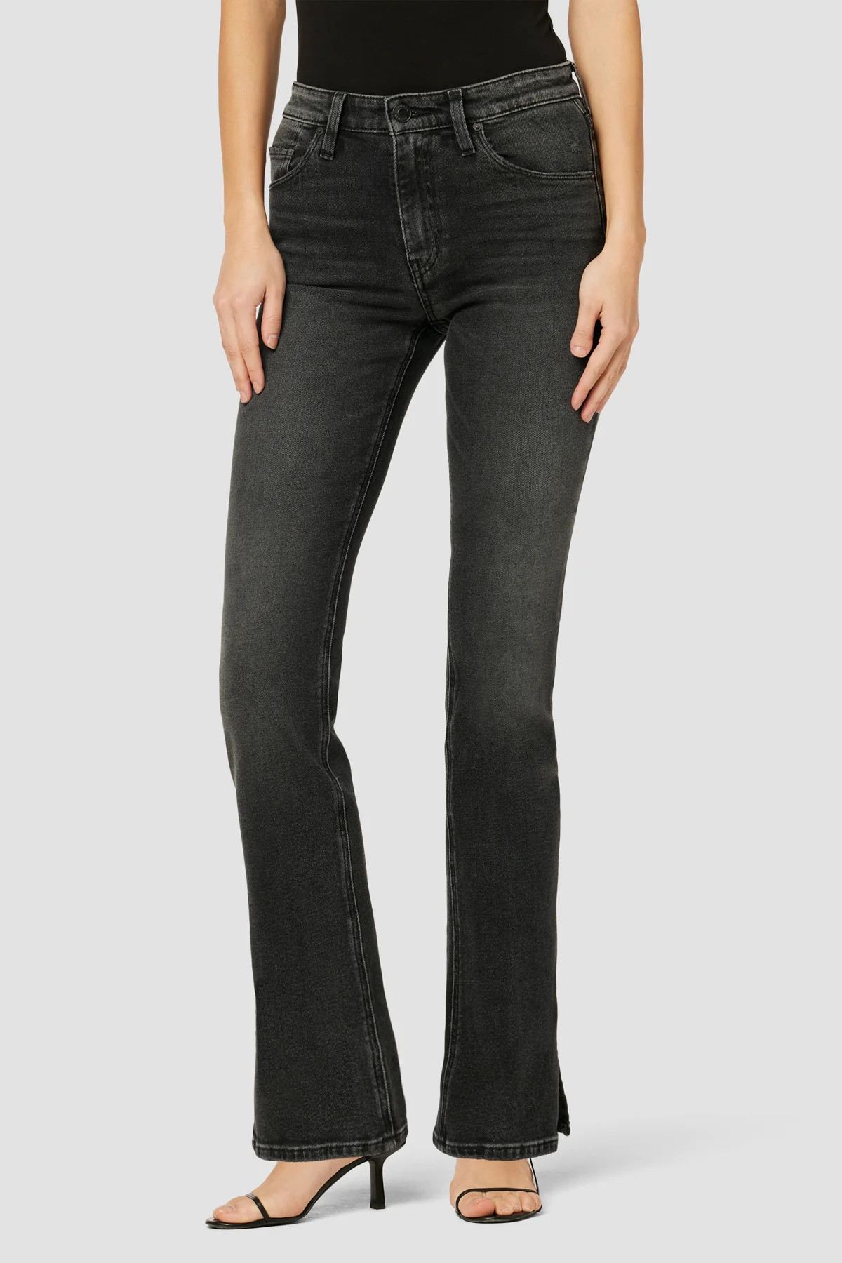 Barbara High-Rise Baby Bootcut Jean w/ Slit Hem | Hudson Jeans