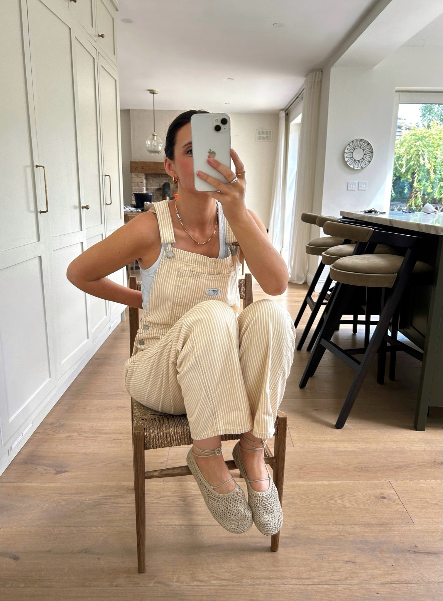  Dungarees outfit, Levi’s dungarees, crochet ballet flats, ballet flats and dungarees 

#LTKeurope #LTKsummer #LTKireland