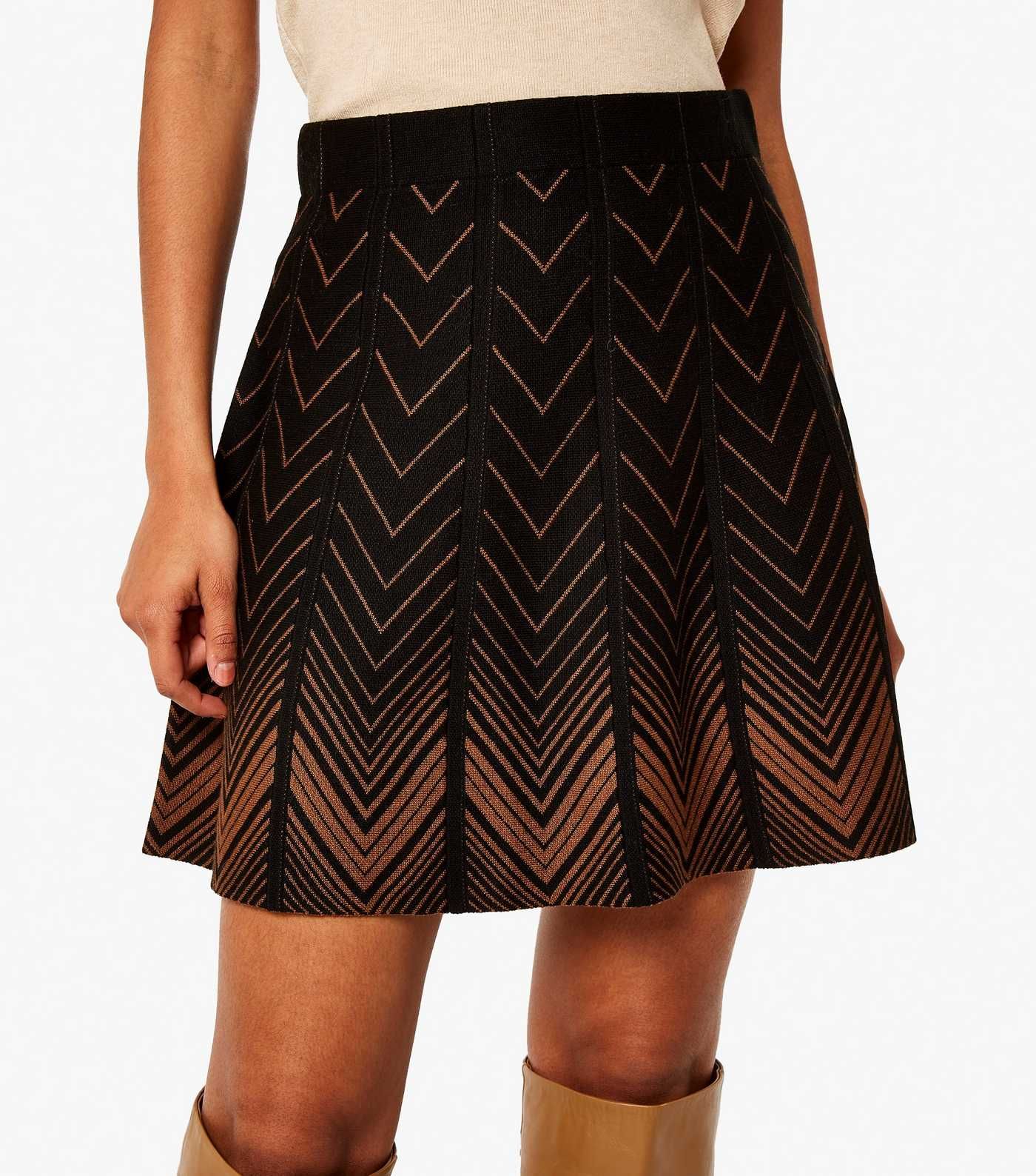Apricot Black Chevron Knitted Mini Skirt
						
						Add to Saved Items
						Remove from Saved ... | New Look (UK)