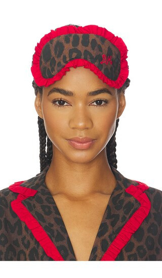 Damson Madder Damson Eye Mask in Brown. | Revolve Clothing (Global)