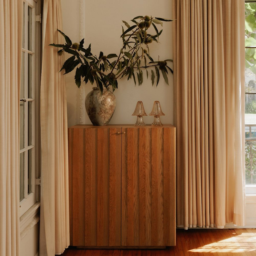 Arantxa Oak Bar Cabinet (36") | West Elm (US)