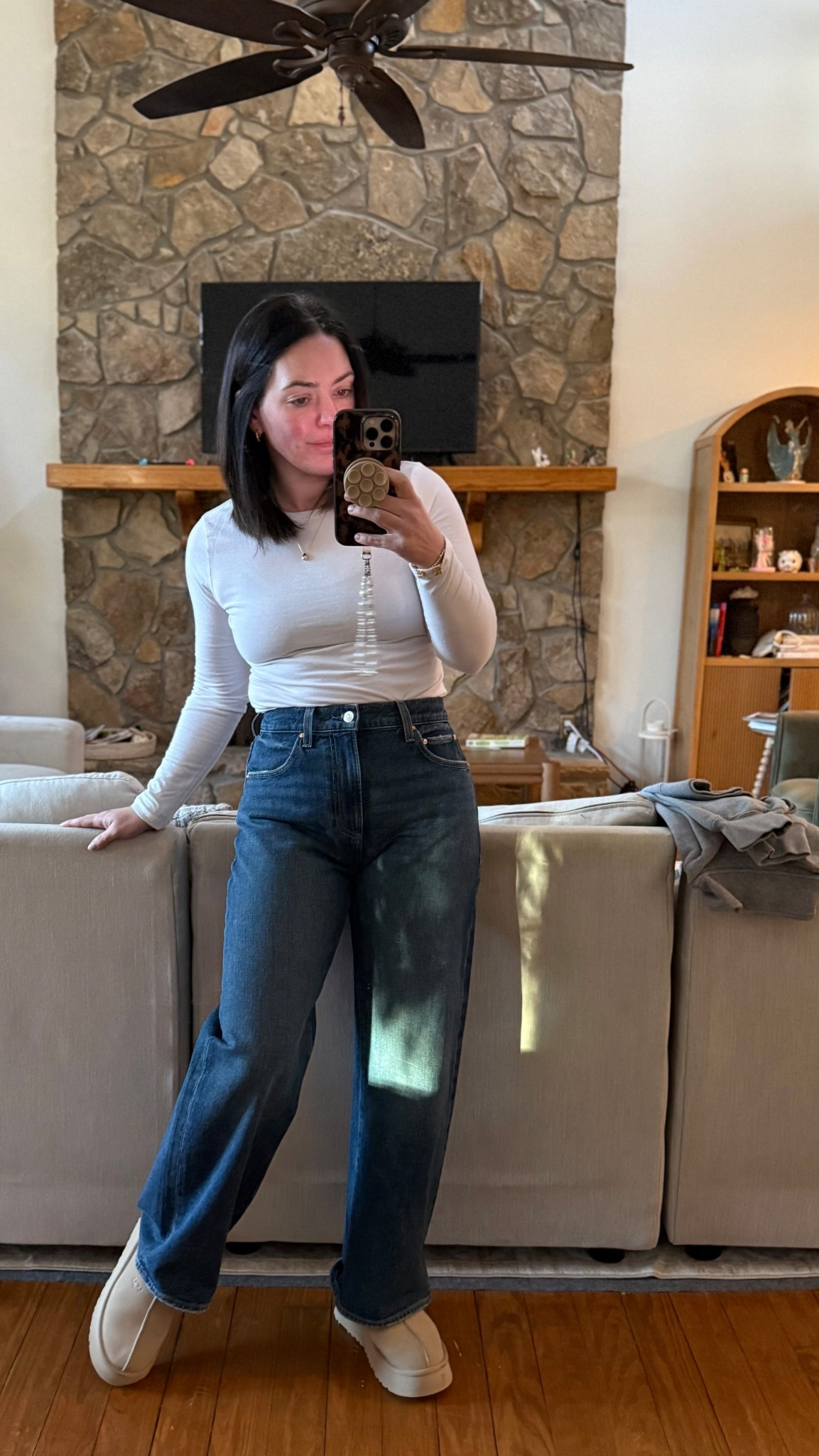 The best barrel jeans. Subtle barrel. Slightly wide leg. Very wearable. Petite friendly. 

#LTKPetite #LTKootd #LTKSaleAlert