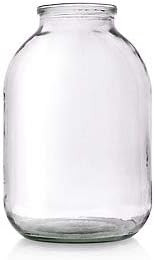 Glass Jar Flowers Vase, Decorative for Home 10 inch | Amazon (US)