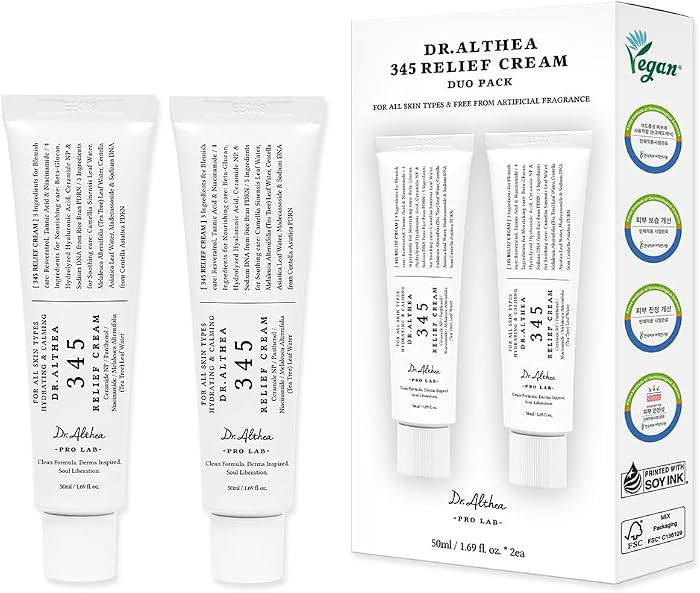 Dr.Althea 345 Relief Cream | Moisturizer for Soothing Recovery and Blemish Care with PDRN & Niaci... | Amazon (US)