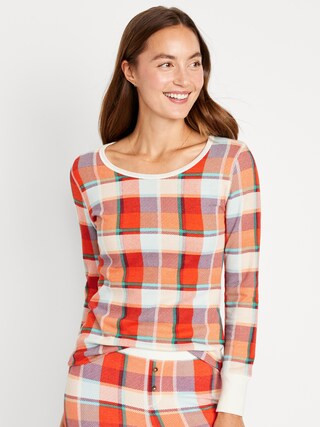 Waffle-Knit Pajama Top for Women | Old Navy (US)