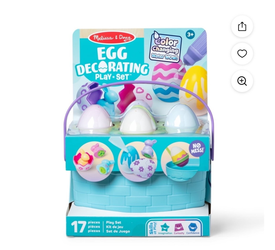 Melissa & Doug Water Wow Egg Decorating Play Set, Reusable Mess-Free Coloring, Easter Eggs Pretend Play Toy for Preschool Kids Ages 3+

Easter gifts for kids

#LTKKids #LTKBaby