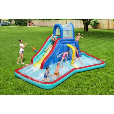 13' x 19' Inflatable Water Slide with Air Blower | Wayfair North America