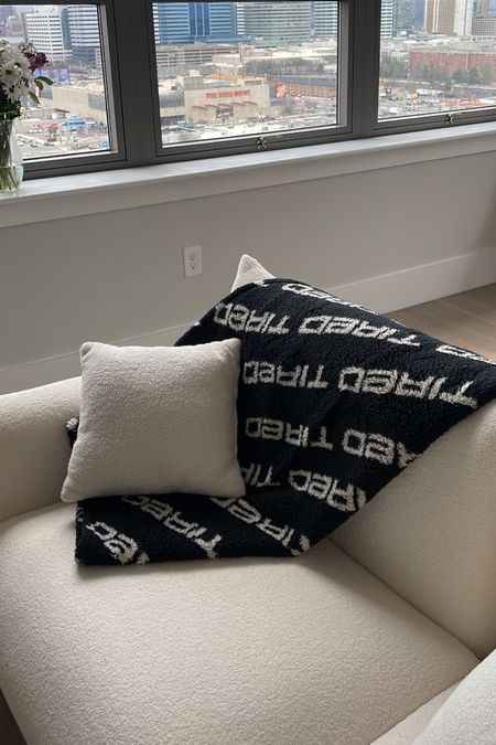The cutest lil throw for your couch or bed! 
