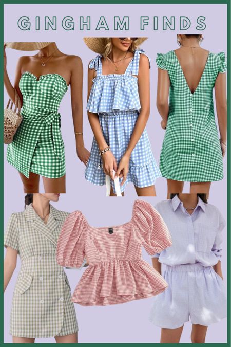 Gingham style finds 