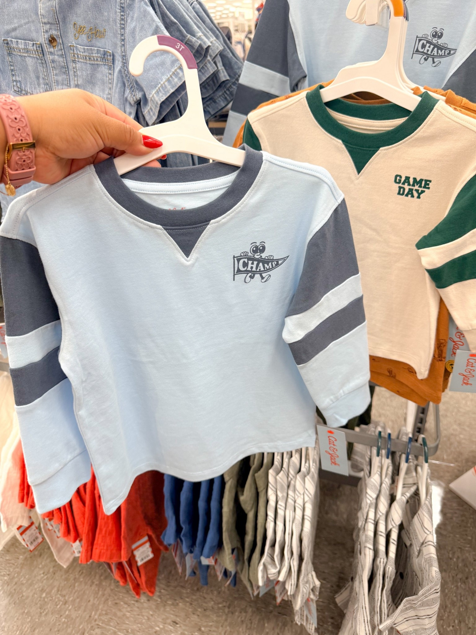 New $10 long sleeve shirts for your little toddler boys 💙 I love these, so simple and cute! 

#LTKKids #LTKSeasonal #LTKSaleAlert