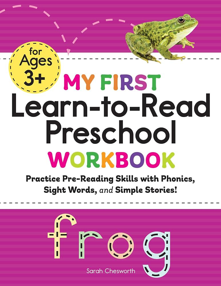 My First Learn-to-Read Preschool Workbook: Practice Pre-Reading Skills with Phonics, Sight Words,... | Amazon (US)