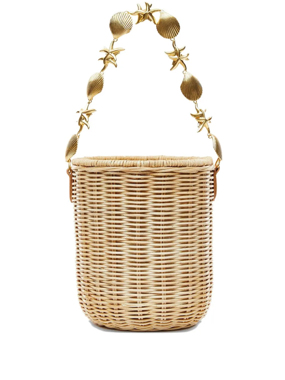 Poolside Island shell-embellished Bucket Bag | Neutrals | FARFETCH | Farfetch Global