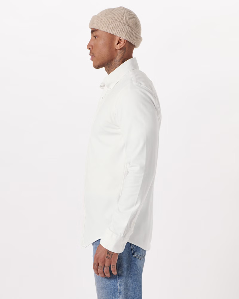 Performance Knit Oxford Shirt | Abercrombie & Fitch (US)