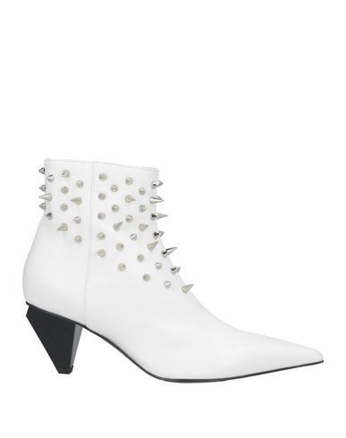 Agl Woman Ankle boots White Size 7.5 Leather | YOOX (US)