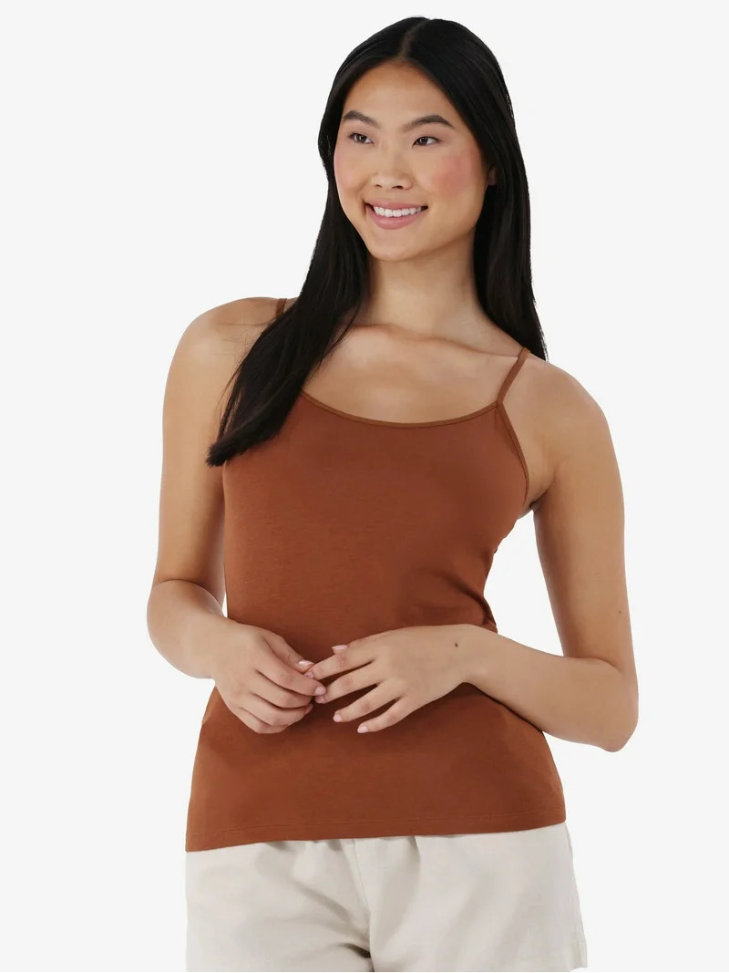 Time and Tru Adjustable Strap Cami Sizes XS-XXXL | Walmart (US)