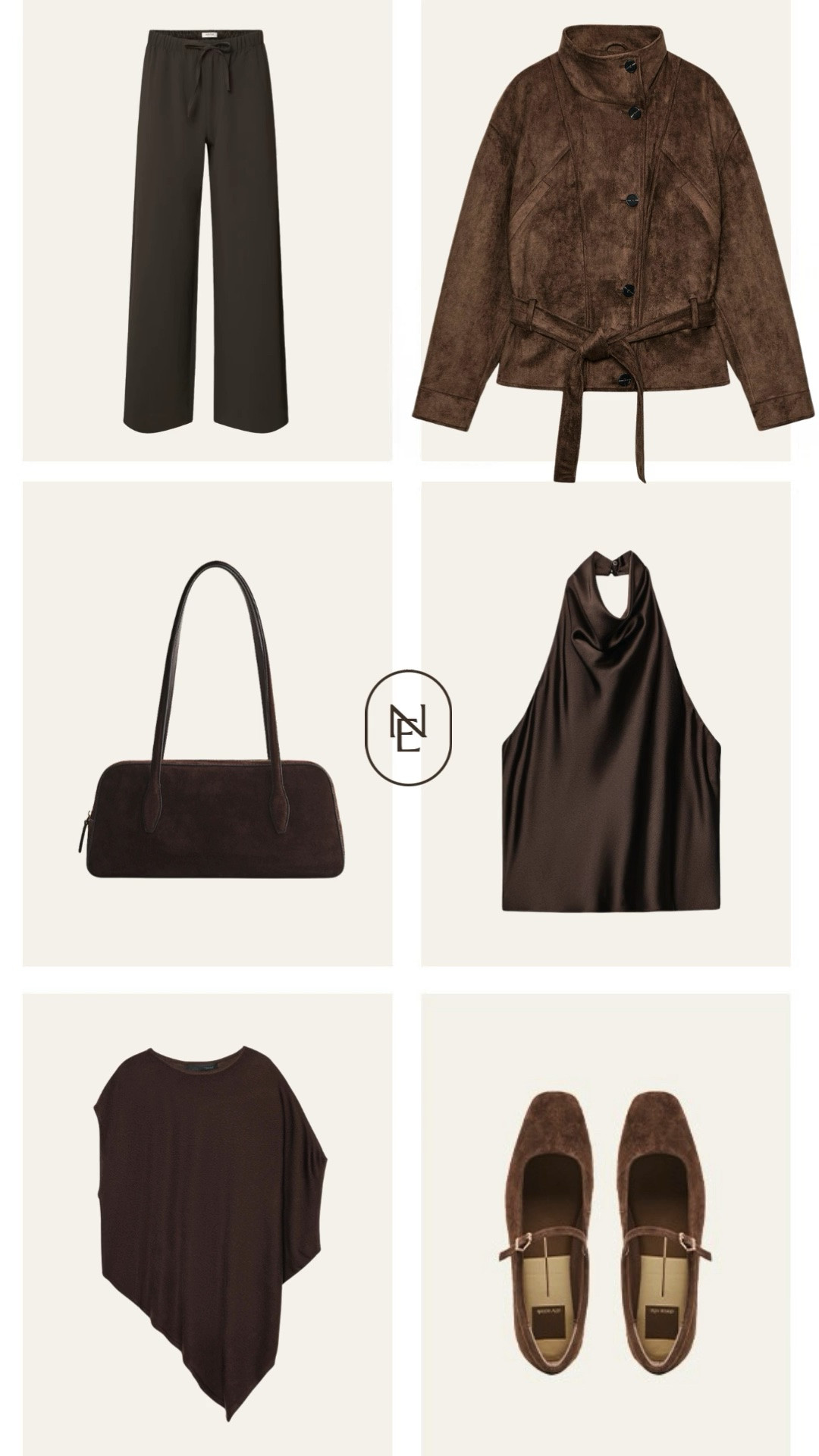 Chocolate Brown finds 🐻🤎 

fall outfit, fall fashion, casual outfit, nyc outfit, pre-fall outfit, fall transitional outfit, suede jacket, ballet flats, satin top, fall bag, fall accessories, dinner outfit, date night outfit

#LTKSeasonal
