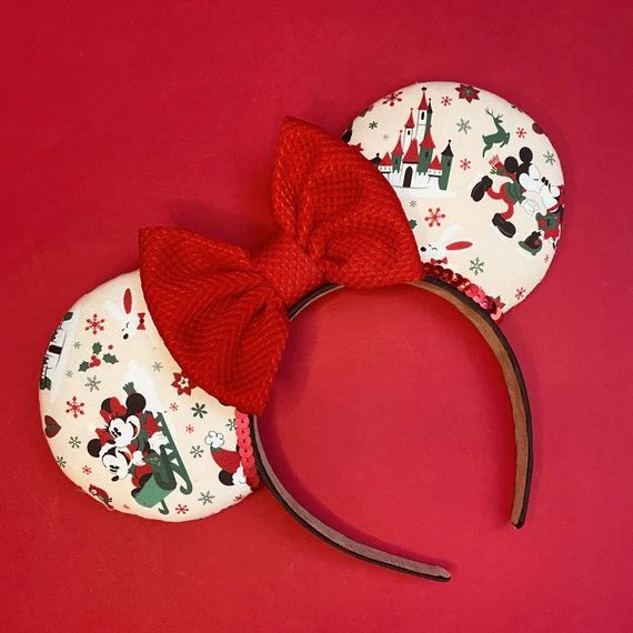 Christmas Mouse Ears V | Etsy (US)