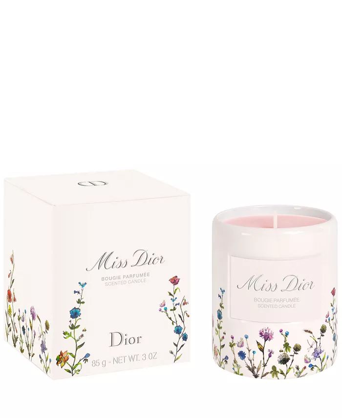 DIOR Miss Dior Scented Candle - Millefiori Couture Edition, 3 oz. & Reviews - Candles & Diffusers... | Macys (US)
