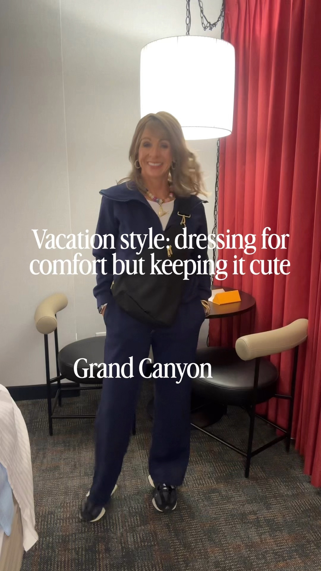 Vacation style Las Vegas. Went to the Grand Canuon in the best 2 piece set. Comfortable all day!
Cozy but cute in the cinched waist sweatshirt and the pretty sundress has been great for sightseeing in the heat.

#LTKootd #LTKTravel #LTKOver40