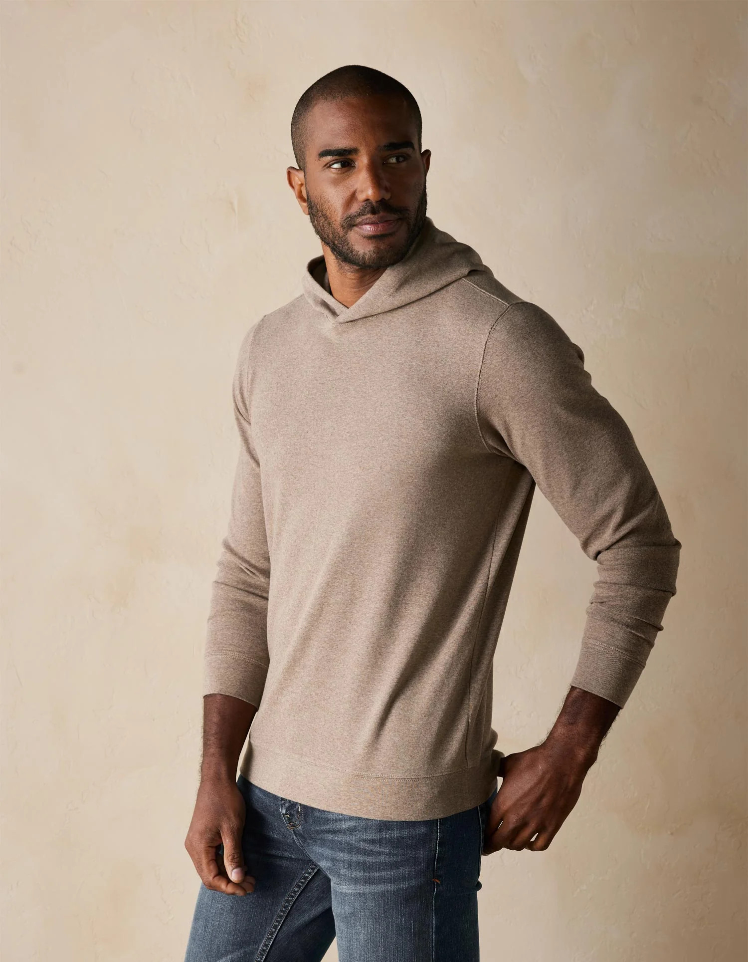 Puremeso Essential Hoodie in Taupe | The Normal Brand
