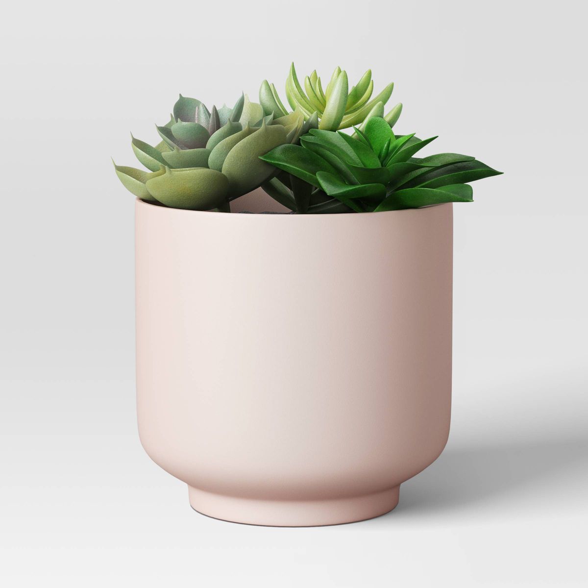 Artificial Mixed Succulent in Blush Pot - Threshold™ | Target