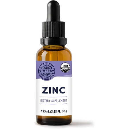 Vimergy USDA Organic Zinc Sulfate – Alcohol Free Liquid Zinc Supplements – Supports Healthy Immune S | Walmart (US)