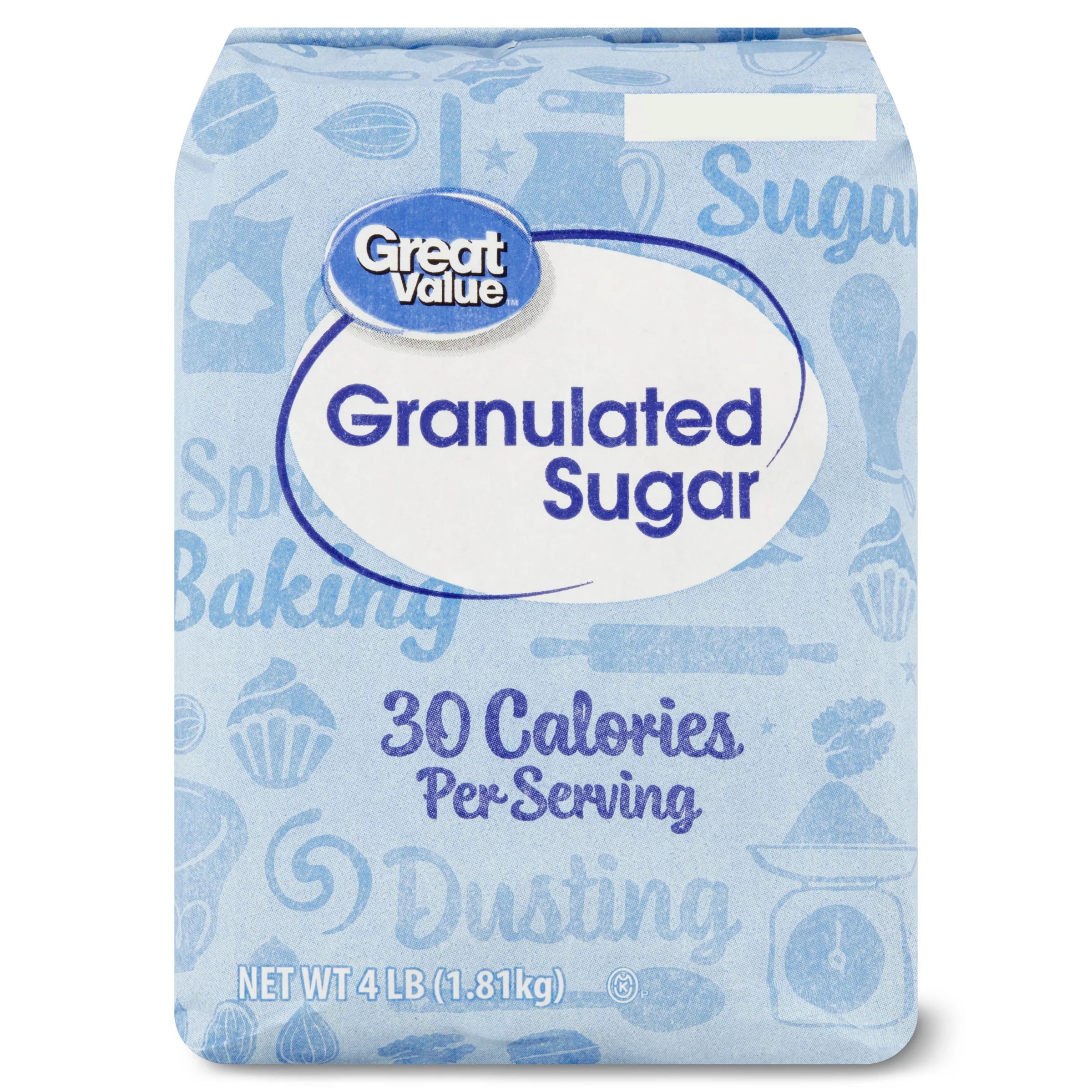 Great Value Pure Granulated Sugar, 4 lb | Walmart (US)