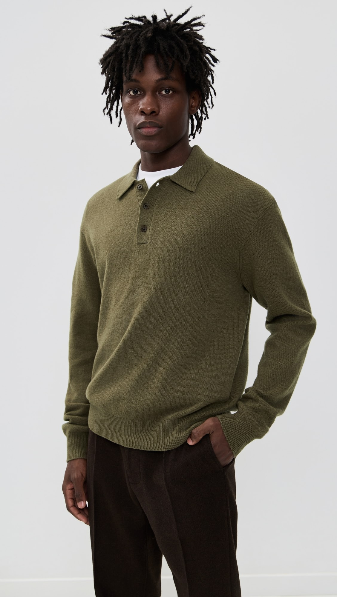 Sweater Polo in Heritage Merino Wool | Shopbop