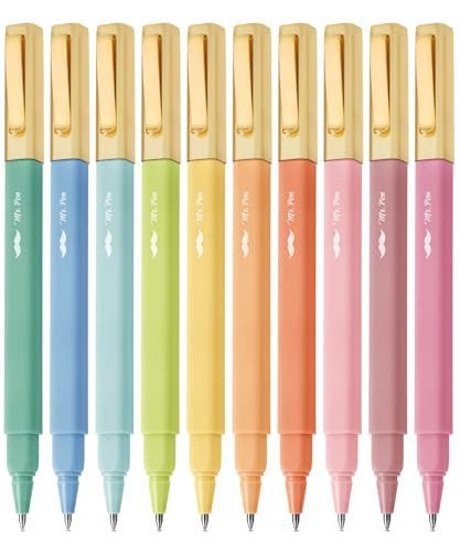 Mr. Pen- Aesthetic Ballpoint Pens, 10 Pack, Assorted Colors, Fast Dry, No Smear Bible Pens No Bleed Through, 0.7mm Fine Point Pen | Amazon (US)