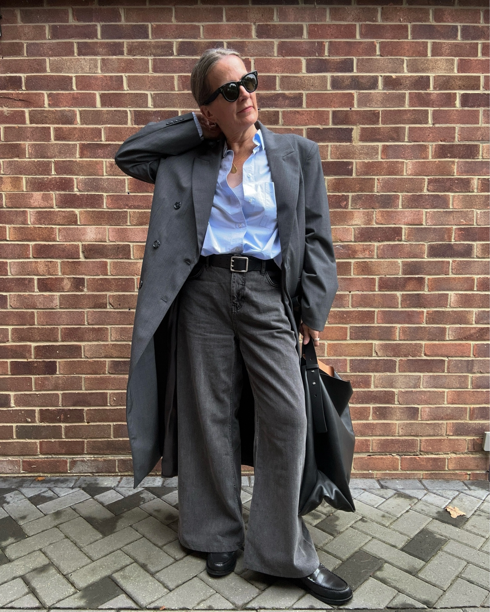 In between weather layers... 

#LTKuk #LTKover50style #LTKautumn