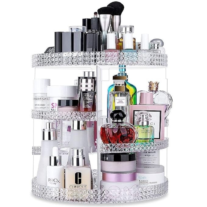 Awenia Makeup Organizer 360-Degree Rotating, Adjustable Makeup Storage, 7 Layers Large Capacity C... | Amazon (US)