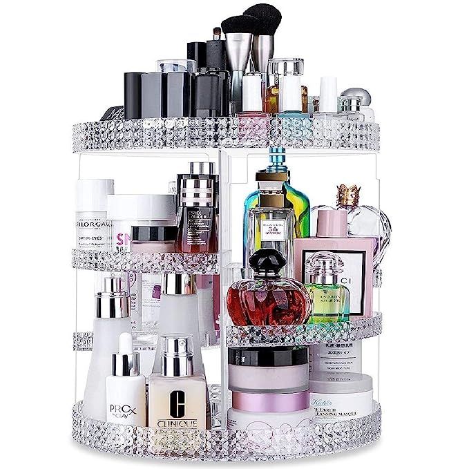 Awenia Makeup Organizer 360-Degree Rotating, Adjustable Makeup Storage, 7 Layers Large Capacity C... | Amazon (US)