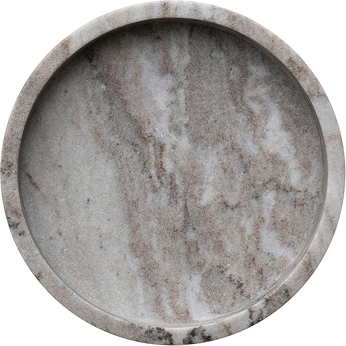 Bloomingville 8 Inches Marble Bowl, Beige Dish | Amazon (US)