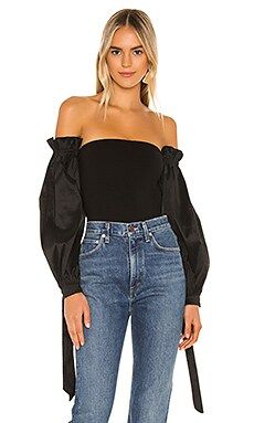 MAJORELLE Bliss Bodysuit in Black from Revolve.com | Revolve Clothing (Global)