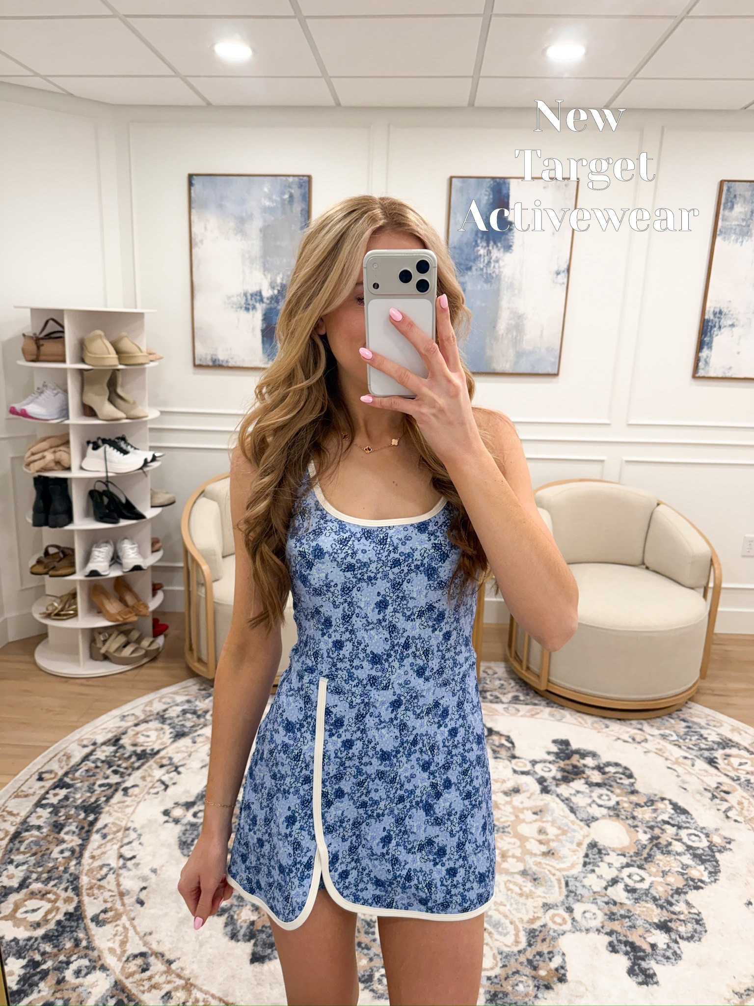 Target does it again! 🎯💙 This floral activewear dress is just too good — comfy, flattering, and perfect for tennis, running errands, or just looking cute and casual. Wearing size small.

#LTKActive #LTKFindsUnder50 #LTKSeasonal