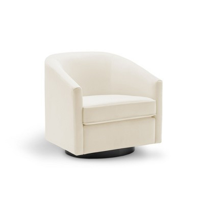 eLuxury Swivel Barrel Chair, Cream | Target