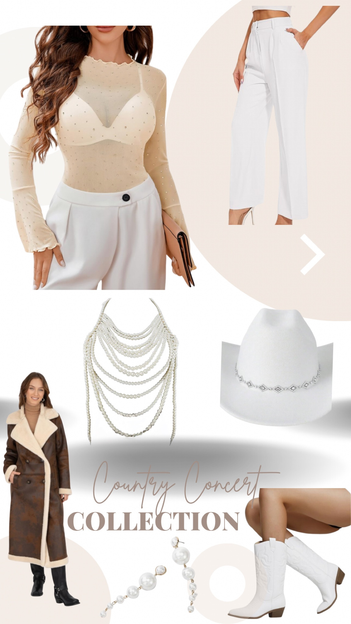 Classic Western Chic, but make it ✨elevated✨🤠 From pearl accents to crisp whites, this is the perfect country concert look with a touch of glam! Who’s ready to dance the night away? 💃🏼 Shop the full outfit on LTK! #WesternChic #CountryConcertStyle #AmazonFashion



#LTKStyleTip #LTKMostLoved #LTKParties