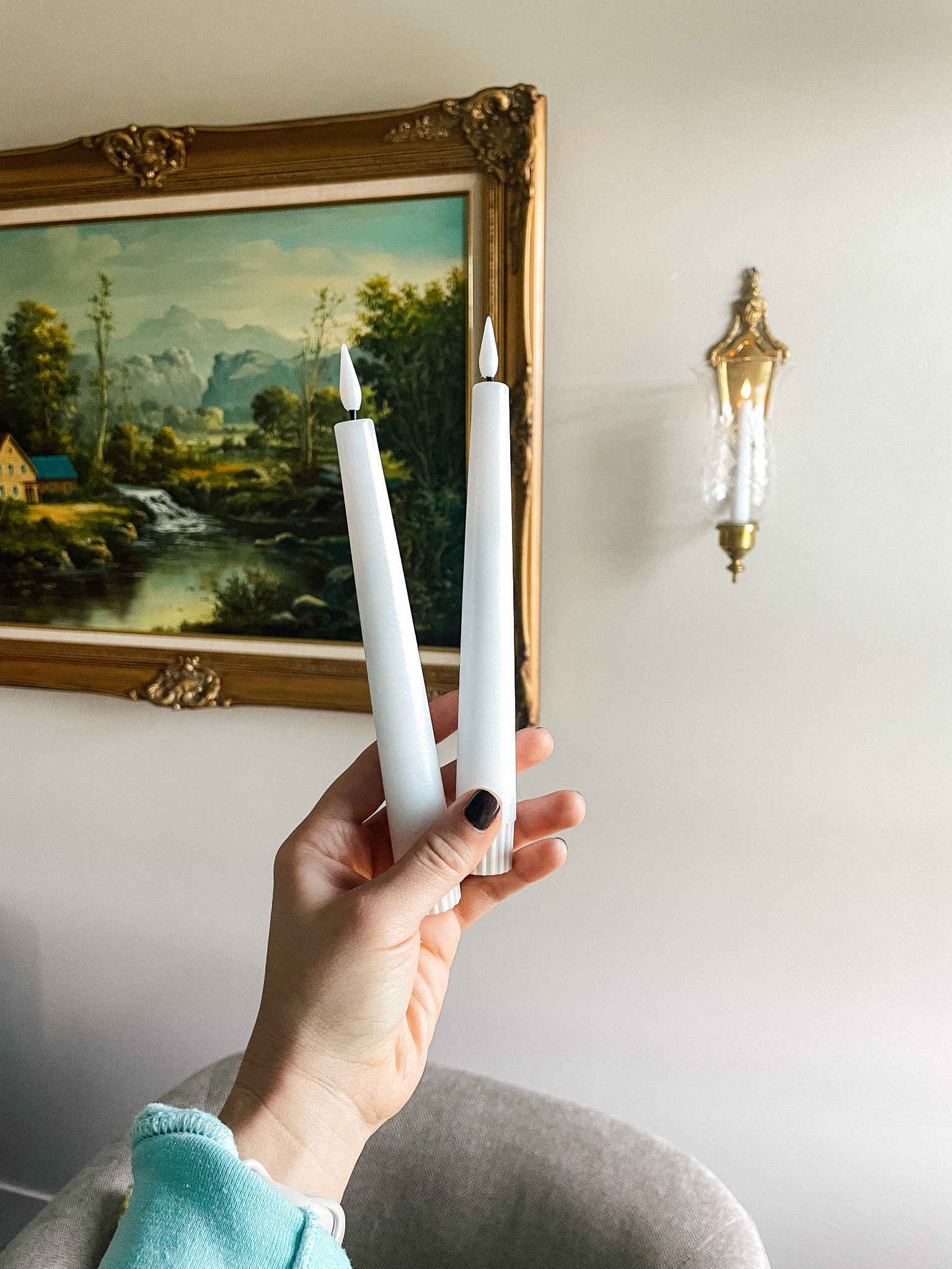 7 in. battery operated taper candles
Amazon prime
White taper candles 

#LTKhome #LTKunder50