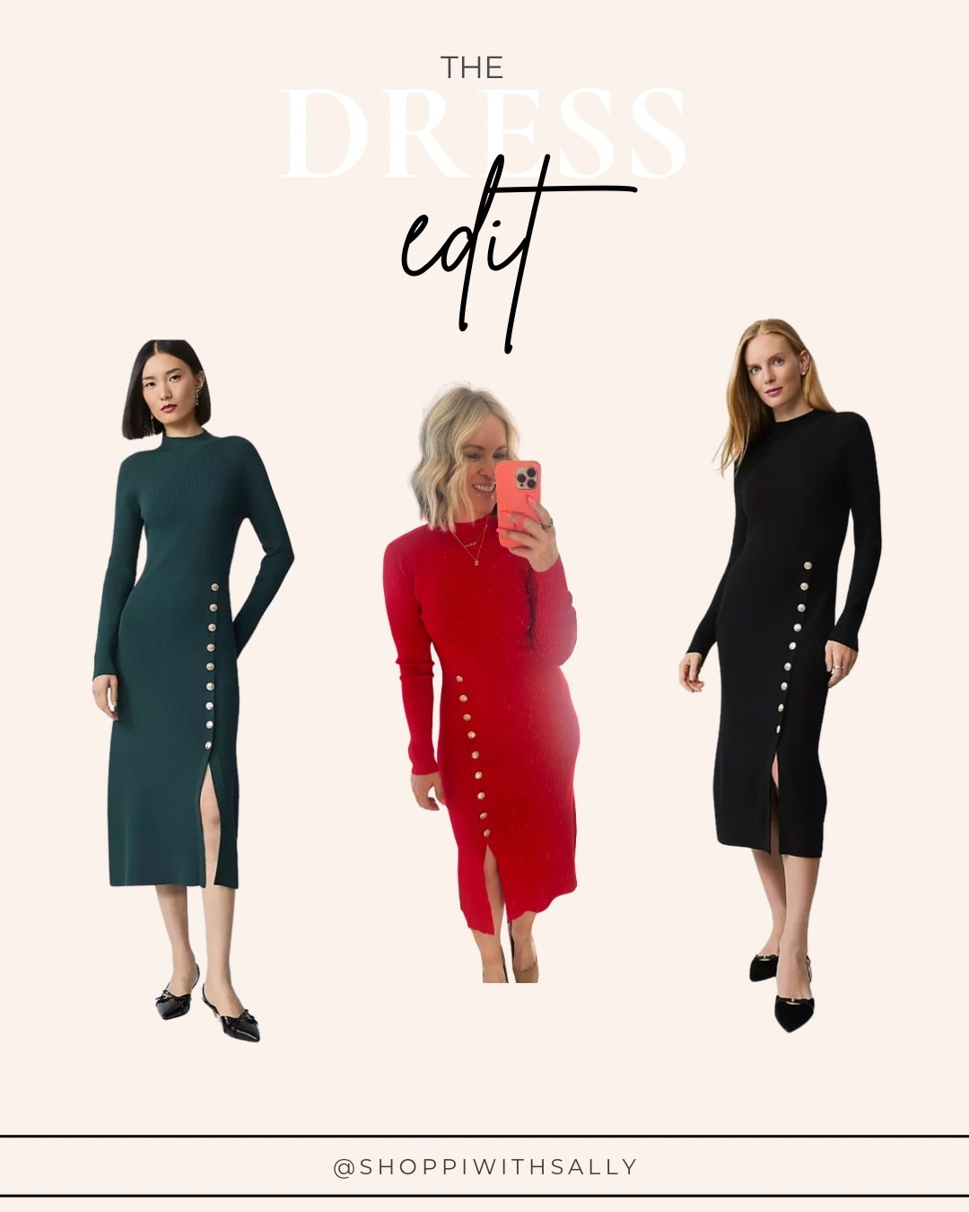 Size small!!! Red is true red with gold
Buttons! A great winter holiday dress!!! #holidayattire 

#LTKmomlife #LTKHoliday #LTKGiftGuide