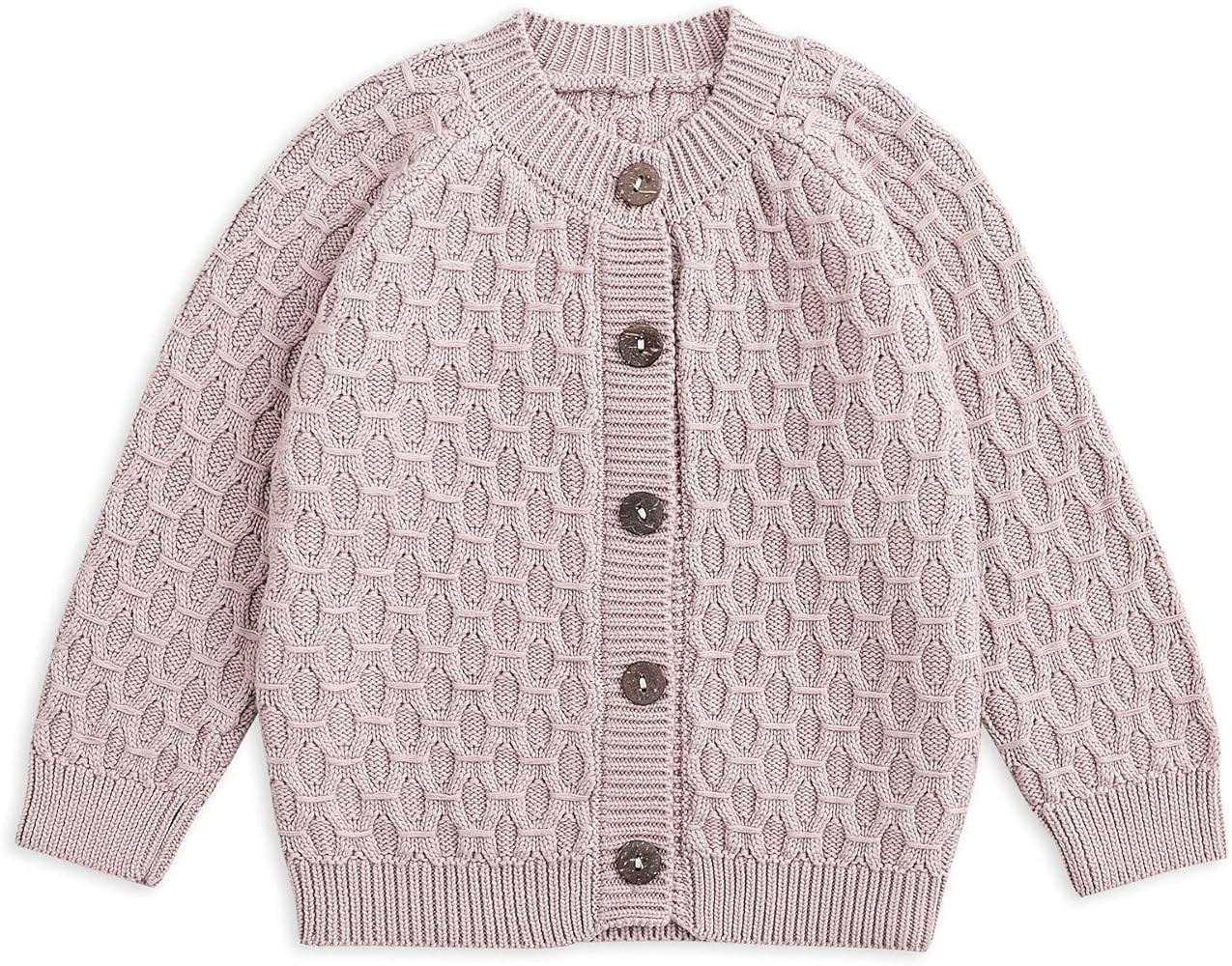 Simplee kids Baby Cardigan Cable Knit Toddler Cardigan Long Sleeve Fall Winter Open Front Knit Sw... | Amazon (US)