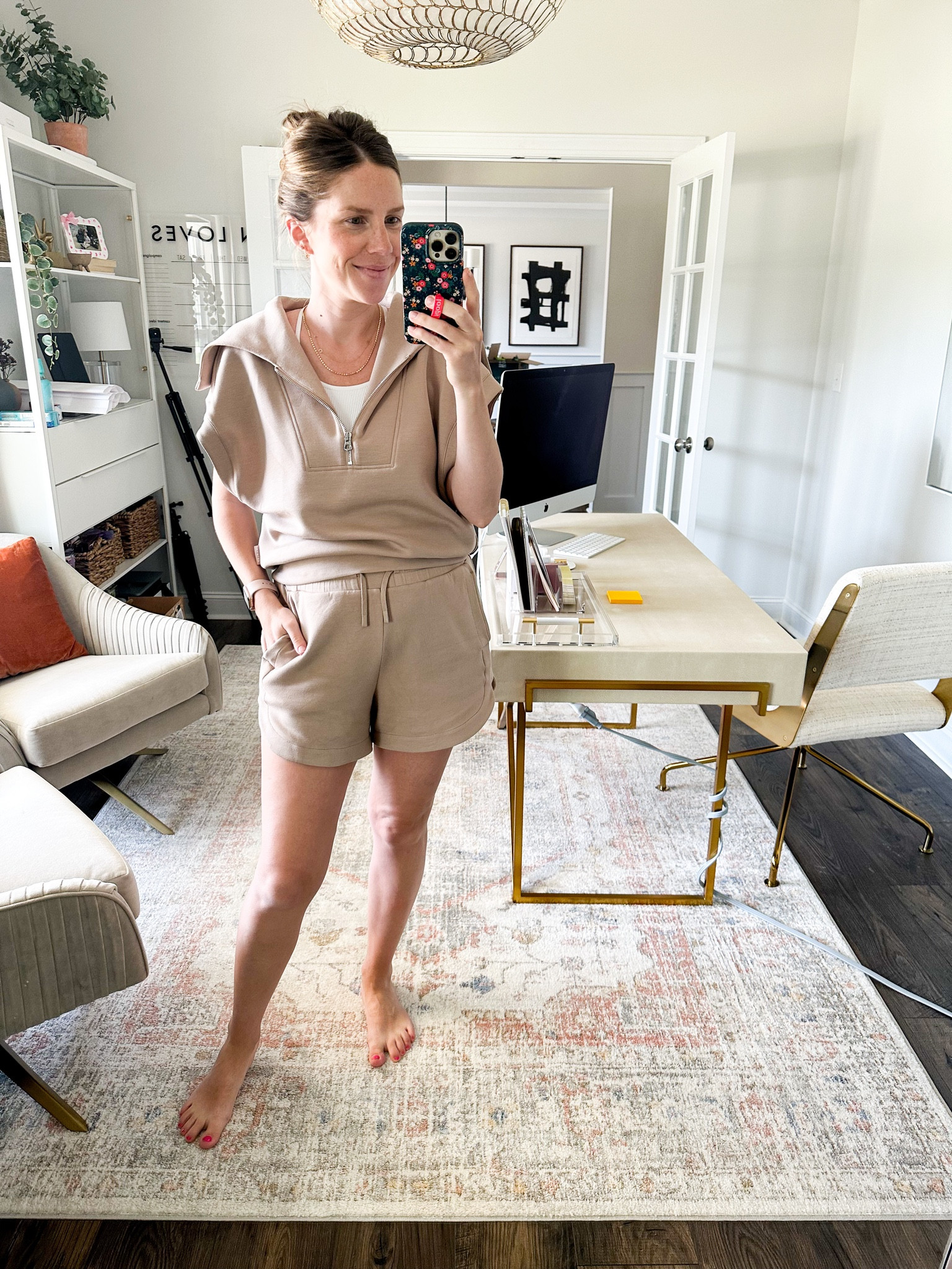 Matching set that I love right now. Wearing small in both top and shorts 

#LTKSeasonal