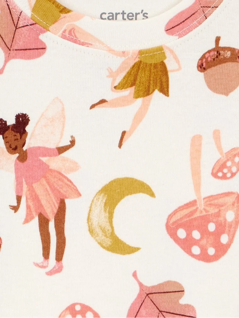 Carter's Child of Mine Toddler Boys or Girls Long Sleeve Top and Pants Pajama Set, 2-Piece, Sizes... | Walmart (US)