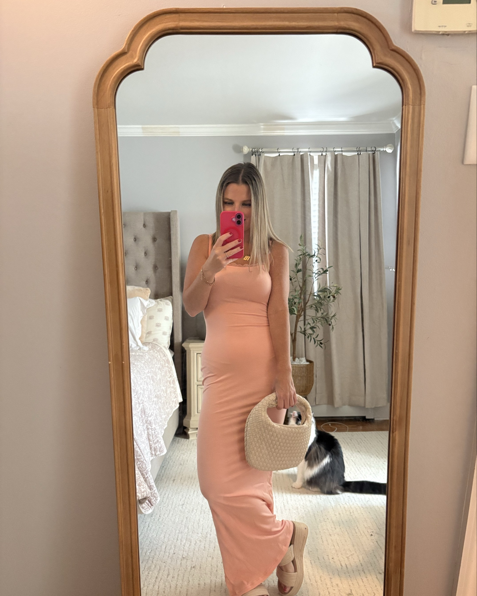 Such a pretty stunning simple dress! Wearing a size small. Love the detail on the top. 

These earrings I have been wearing on repeat all weekend. 

#LTKPetite #LTKFindsUnder50 #LTKStyleTip